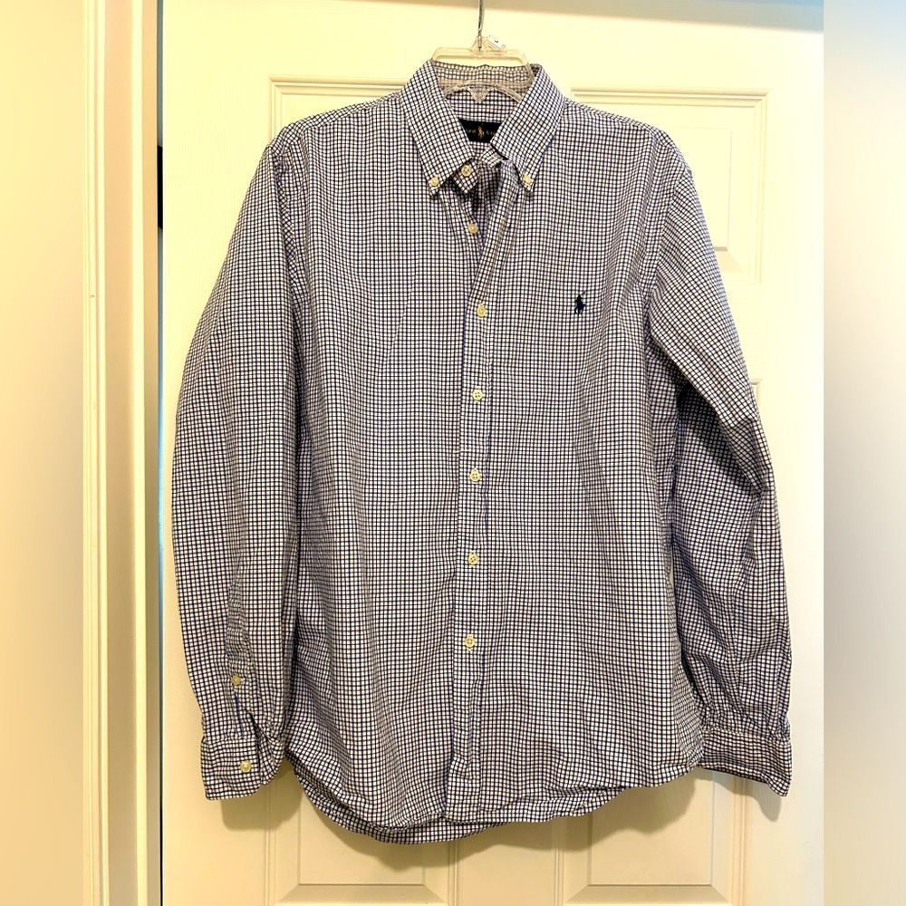 Ralph Lauren mens Button Down Long Sleeve Shirt Size L
